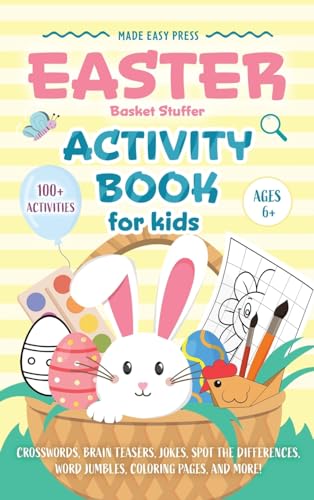 Easter Basket Stuffer Activity Book for Kids: The Ultimate Gift Book for Kids Ages 6-10 With 100+ Word Searches, Mazes, Puzzles, and More von ValCal Software Ltd