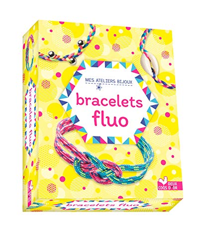 Mes bracelets fluo - mini coffret avec accessoires von Deux Coqs D'Or