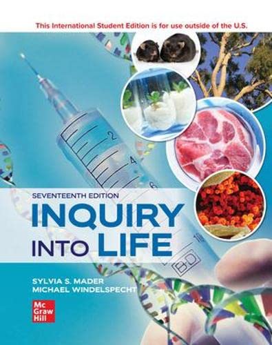 Inquiry into Life ISE von McGraw-Hill Education