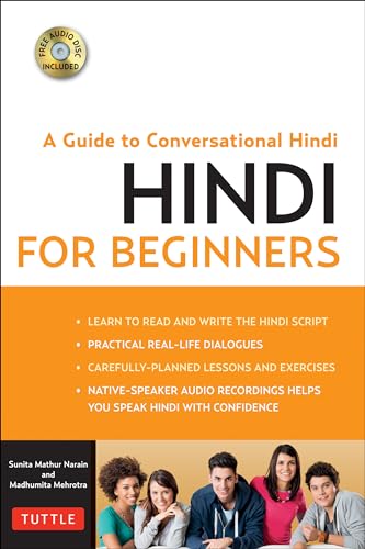 Hindi for Beginners: A Guide to Conversational Hindi (Audio Disc Included): A Guide to Conversational Hindi (Audio Included) von Tuttle Publishing