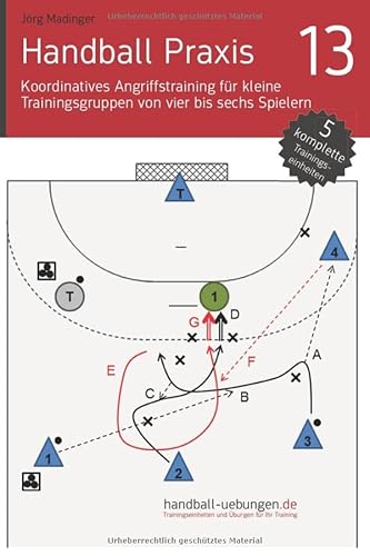 Koordinatives Angriffstraining für kleine Trainingsgruppen von vier bis sechs Spielern (Handball Praxis, Band 13) von DV Concept