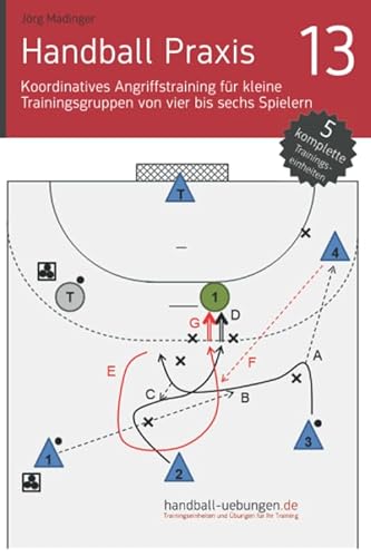 Koordinatives Angriffstraining für kleine Trainingsgruppen von vier bis sechs Spielern (Handball Praxis) von DV Concept