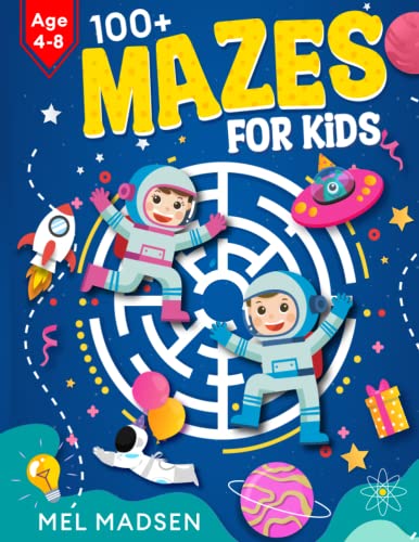 100+ Mazes For Kids Age 4-8 | A Collection of Fun and Challenging Maze Activity Book Puzzles For Ages 4,5,6,7,8 von Besolu Publishers