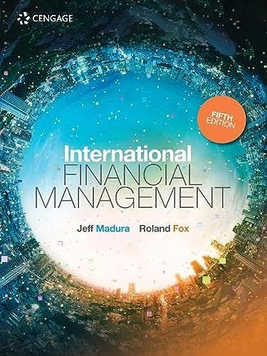 International Financial Management von Cengage Learning EMEA