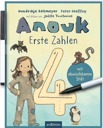 Anouk – Erste Zahlen: Mit abwischbarem Stift | Übungen für Kinder ab 4 Jahren zum Immer-wieder-Machen – ein Geschenk für alle Fans der Bestseller von Hendrikje Balsmeyer & Peter Maffay von arsEdition GmbH