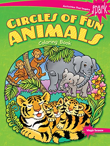 Spark Circles of Fun Animals Coloring Book (Dover Coloring Books) (Spark: Activities That Inspire)