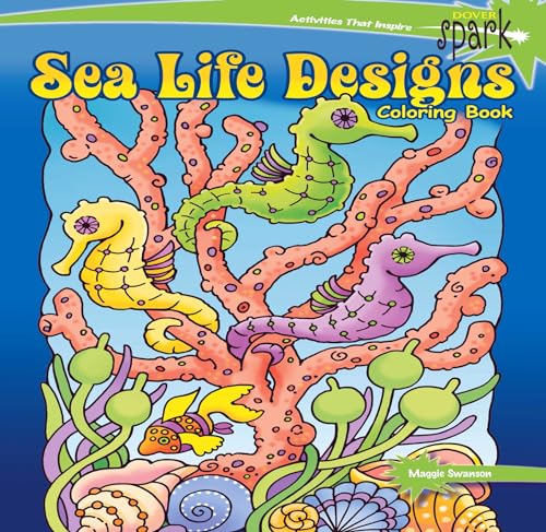 Spark Sea Life Designs Coloring Book (Dover Coloring Books) (Dover Sea Life Coloring Books) von Dover Publications