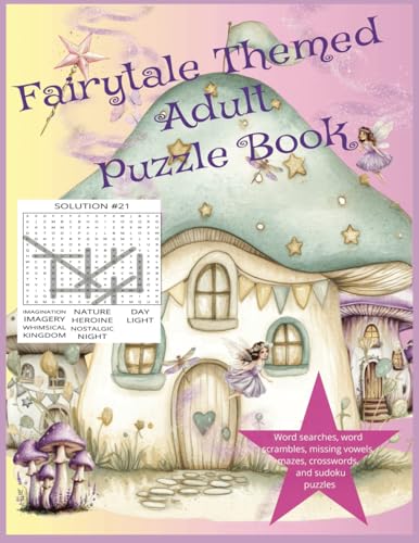 Fairytale Themed Adult Puzzle Book von Primedia eLaunch LLC