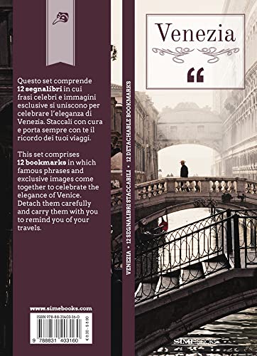 Lesezeichen-Set Venezia - Venedig: 12 Lesezeichen im Set (Leszeichen-Set)