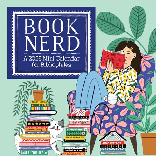 Book Nerd Mini Wall Calendar 2025 von Workman Calendars