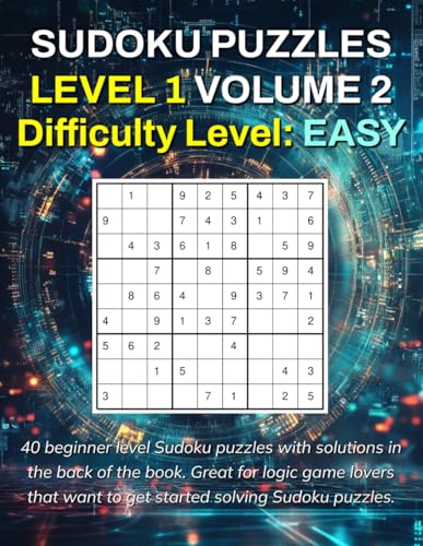 Sudoku Puzzles Level 1 Volume 2: Difficulty Level - Easy von Independently published