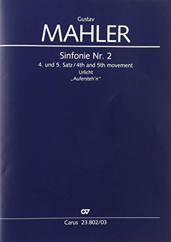 Symphonie Nr. 2 (Klavierauszug): 4. und 5. Satz