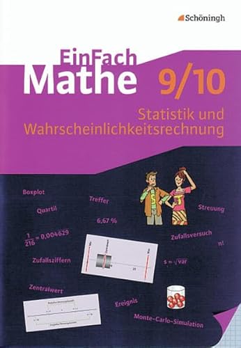 EinFach Mathe: Statistik und Wahrscheinlichkeitsrechnung: Jahrgangsstufen 9/10