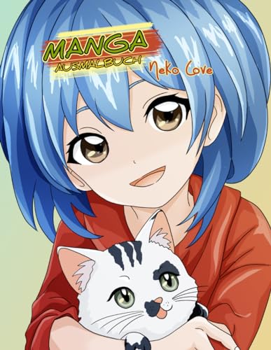 Manga Ausmalbuch Neko Love: von SanmahPicture von Independently published