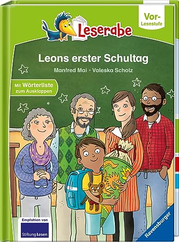 Leons erster Schultag - Leserabe ab Vorschule - Erstlesebuch für Kinder ab 5 Jahren: Mit Wörterliste zum Ausklappen (Vor-Lesestufe)