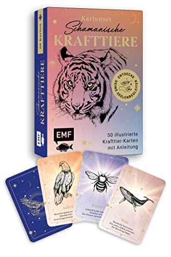Kartenset: Schamanische Krafttiere – Entdecke deine Seelenbegleiter: 50 illustrierte Krafttier-Karten mit Anleitung Kartenset: Schamanische Krafttiere – Entdecke deine Seelenbegleiter: 50 illustrierte Krafttier-Karten mit Anleitung