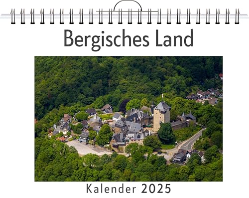 Bergisches Land - (Wandkalender 2025, Kalender DIN A4 quer, Monatskalender im Querformat mit Kalendarium, das perfekte Geschenk) von FlipFlop