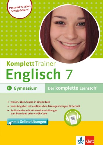 Klett komplett Trainer Englisch Klasse 7: für Gymnasium: Buch mit Online-Übungen Klett komplett Trainer Englisch Klasse 7: für Gymnasium: Buch mit Online-Übungen