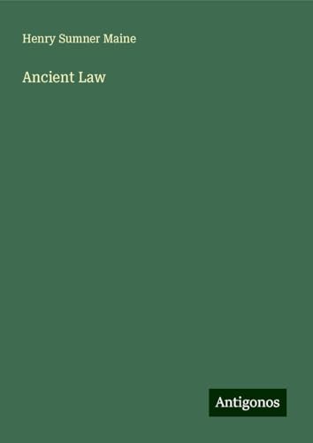 Ancient Law von Antigonos Verlag
