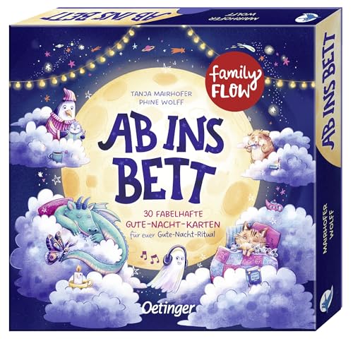FamilyFlow. Ab ins Bett!: 30 fabelhafte Karten für euer Gute-Nacht-Ritual. Für Familien mit Kindern ab 3 Jahren FamilyFlow. Ab ins Bett!: 30 fabelhafte Karten für euer Gute-Nacht-Ritual. Für Familien mit Kindern ab 3 Jahren von Oetinger