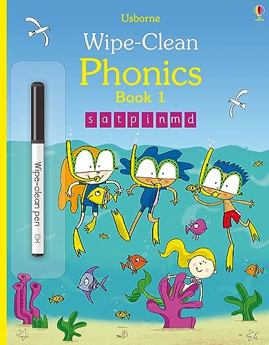 Wipe-Clean Phonics: Book 1 (Wipe Clean Books)