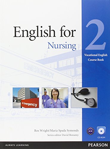 English for Nursing Level 2 Coursebook and CD-Rom Pack: Vocational English Level 2 (Elementary). Niveau A2-B1 von Pearson