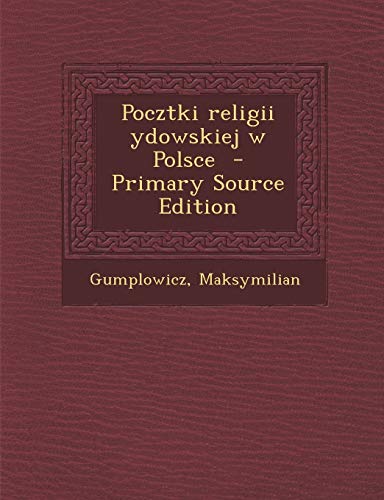 Pocztki Religii Ydowskiej W Polsce