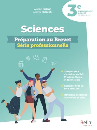 Sciences 3e - Préparation au brevet série professionnelle von BELIN EDUCATION