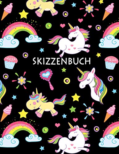 Skizzenbuch: Notizbuch für Kinder zum Zeichnen, Schreiben, Malen, A4