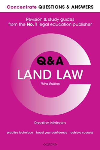 Concentrate Questions and Answers Land Law: Law Q&A Revision and Study Guide (Concentrate Questions & Answers)