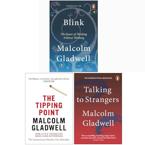 Malcolm Gladwell 3-Bücher-Sammlungsset (Blink, The Tipping Point, Talking to Strangers)
