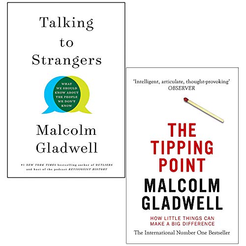 Talking to Strangers & The Tipping Point By Malcolm Gladwell 2 Books Collection Set