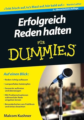 Erfolgreich Reden halten für Dummies Erfolgreich Reden halten für Dummies von Wiley