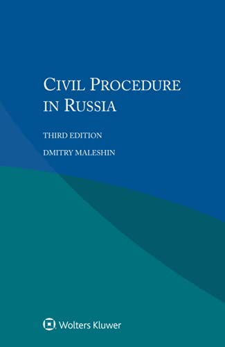 Civil Procedure in Russia von Kluwer Law International
