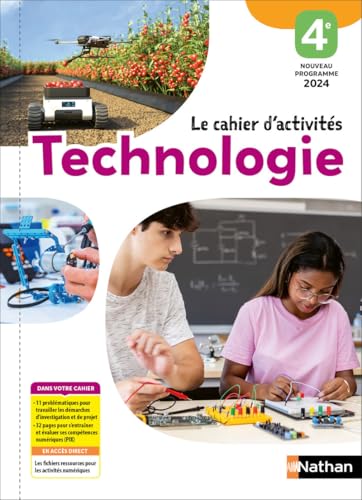 Technologie - Cahier d'activités 4ème - Éd. 2025 von NATHAN