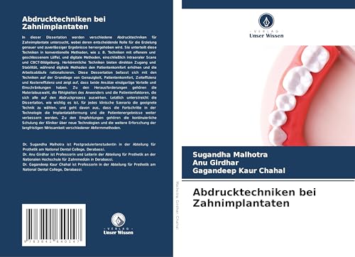 Abdrucktechniken bei Zahnimplantaten: DE von Fromm Verlag