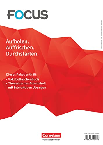 Focus on Grammar - Arbeitsbuch zur Wiederholung zentraler grammatischer Strukturen - Ausgabe 2019 (3rd / 4th Editon) - B1/B2: Vokabeltaschenbuch und ... mit interaktiven Übungen - Im Paket