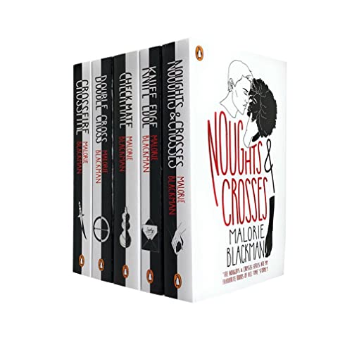 Noughts and Crosses Collection 5 Books Bundle Set By Malorie Blackman (Noughts & Crosses, Knife Edge, Checkmate, Double Cross, Crossfire)
