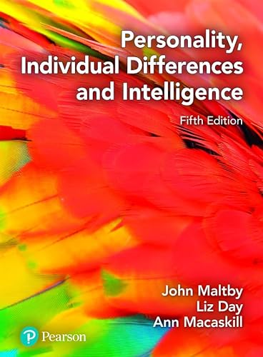 Personality, Individual Differences and Intelligence von Pearson