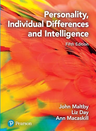 Personality, Individual Differences and Intelligence Personality, Individual Differences and Intelligence von Pearson
