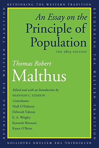 An Essay on the Principle of Population: The 1803 Edition (Rethinking the Western Tradition)