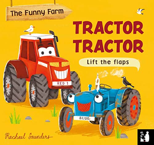 Tractor Tractor: A lift-the-flap opposites book (Funny Farm)