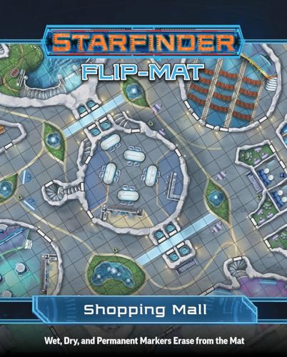 Starfinder Flip-Mat: Shopping Mall von Paizo