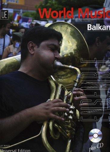 Balkan für Ensemble in variabler Besetzung ( 2 Melodieinstrumente (C,B, Es), Akkordeon, Gitarre, Klavier, Bass (Kontrabass/E-Bass), Percussion: World ... Percussion). Ausgabe mit CD.