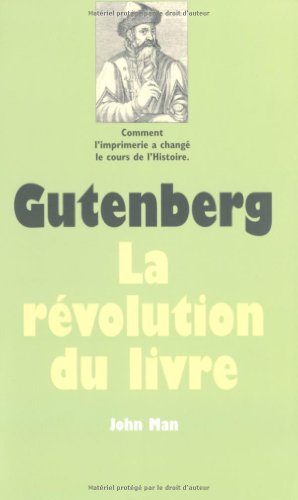 Gutenberg la révolution du livre von EDL