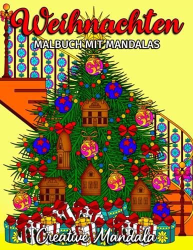 Weihnachten - Malbuch mit Mandalas: Weihnachtsbuch mit Mandalas zum Ausmalen. Malbuch für Erwachsene Anti-Stress von Independently published