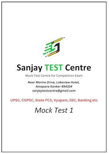 Sanjay Test Centre: Mock Test 1 Sanjay Test Centre: Mock Test 1 von Independently published