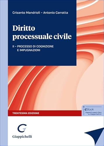 Diritto processuale civile. Processo di cognizione e impugnazioni (Vol. 2) von Giappichelli