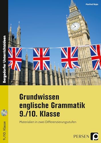 Grundwissen englische Grammatik - 9./10. Klasse: Materialien in 2 Differenzierungsstufen von Persen Verlag i.d. AAP