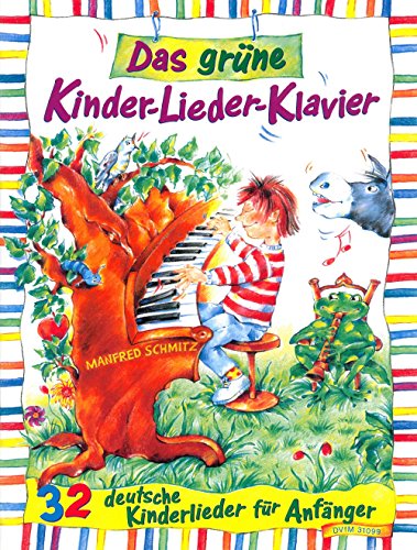 Das grüne Kinder-Lieder-Klavier - 32 deutsche Kinderlieder für Anfänger (DV 31099) von Breitkopf & Hï¿½rtel